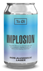 To ØL Implosion lager non alcohol